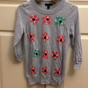 JCREW three quarter sleeved sweater
